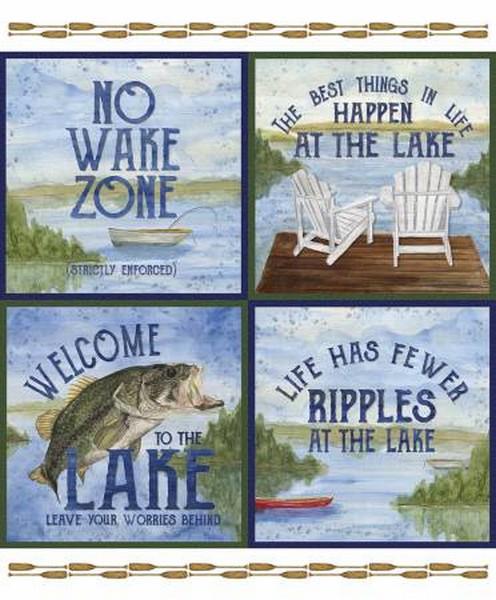 At The Lake Panel by Riley Blake Designs available in Canada at The Quilt Store