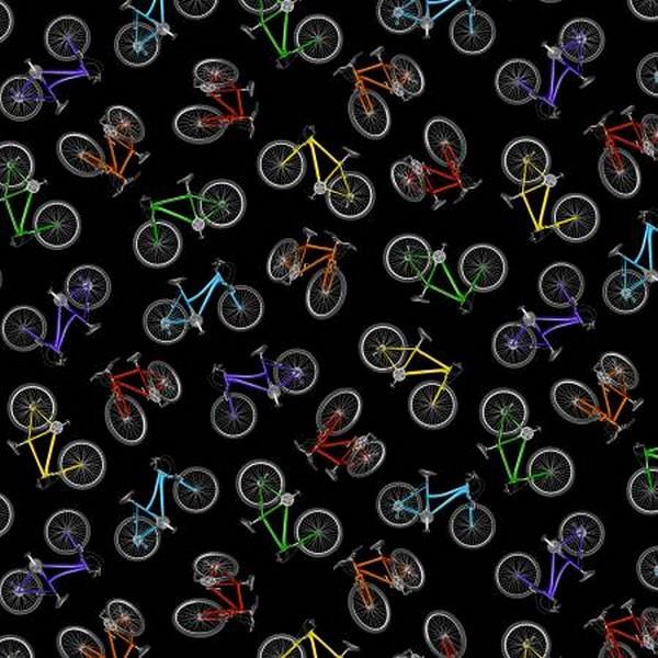 Move Your Body- Bicycles Fat Quarter