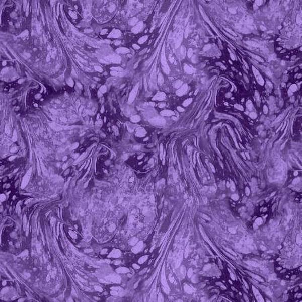 Floral Dream Marble Texture Purple