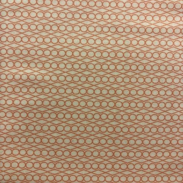 Jewels Cream/ Peach Circles/ Diamonds available in Canada at The Quilt Store
