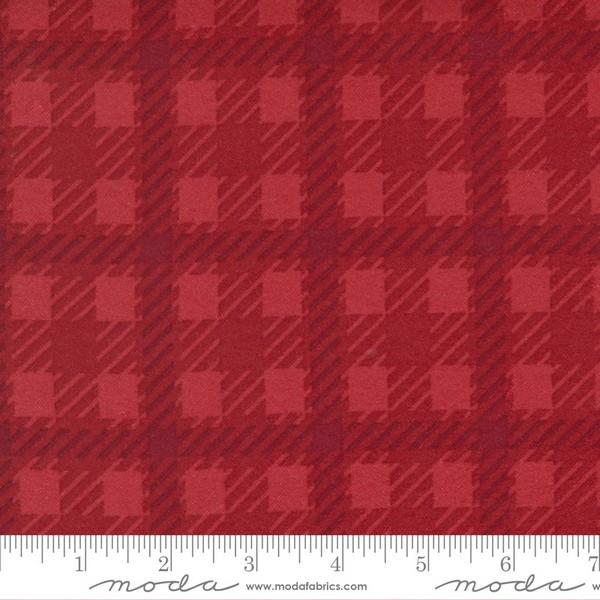 Yuletide Gatherings Santa's Sleigh Plaid by Primitive Gatherings for Moda available in Canada at The Quilt Store