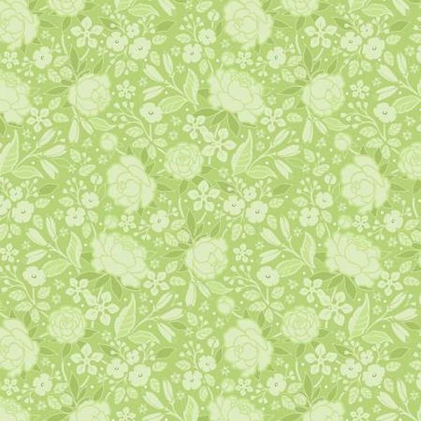 Frolic Silhouette Green by Amanda Murphy for Contempo Fabrics available in Canada at The Quilt Store