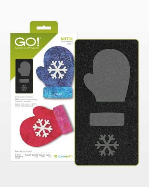 Accuquilt GO! Mitten Die available in Canada at The Quilt Store
