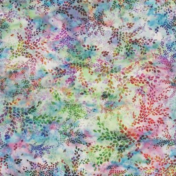 Springtime Romance Spring Leaves by Hoffman International Fabrics available in Canada at The Quilt Store