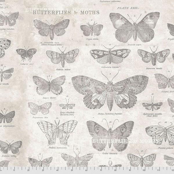 Eclectic Elements Butterflies Parchment by Tim Holtz for Free Spirit available in Canada at The Quilt Store