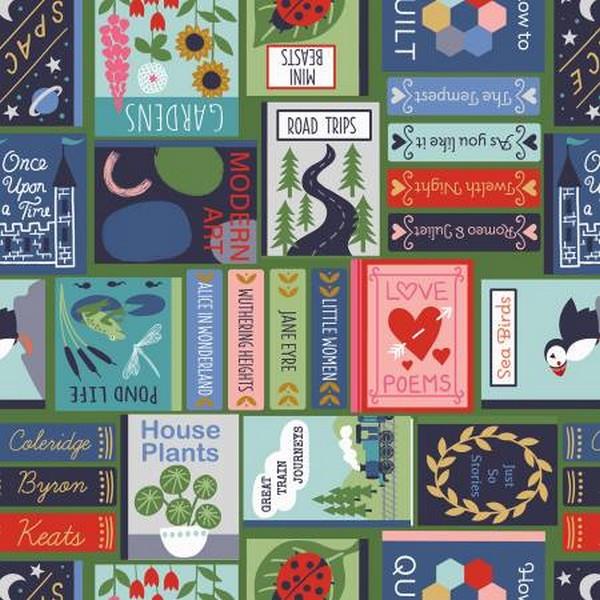Bookworm Book Covers by Lewis & Irene available in Canada at The Quilt Store
