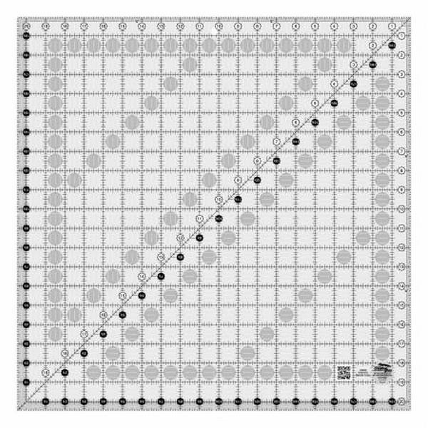 Creative Grids Quilt Ruler 20.5" Square available in Canada at The Quilt Store 