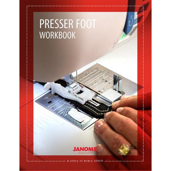 Janome Presser Foot Workbook available in Canada at The Quilt Store