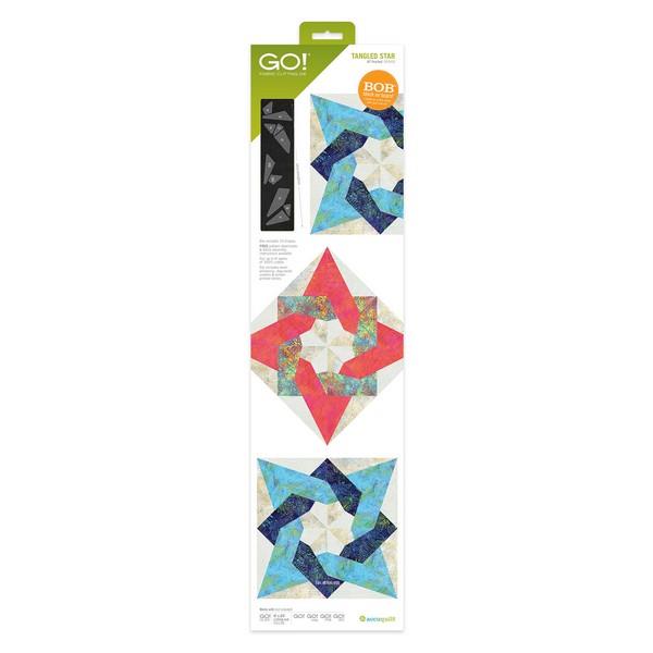 Accuquilt Block on Board Tangled Star Die available in Canada at The Quilt Store
