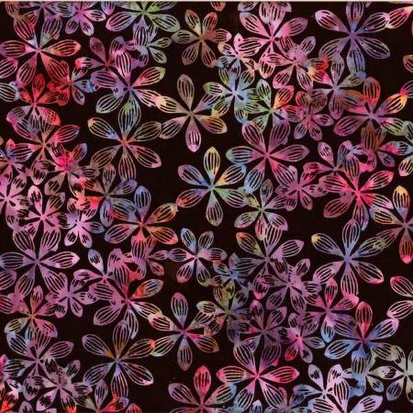 Spectrum Floral Batik by Hoffman International Fabrics available in Canada at The Quilt Store