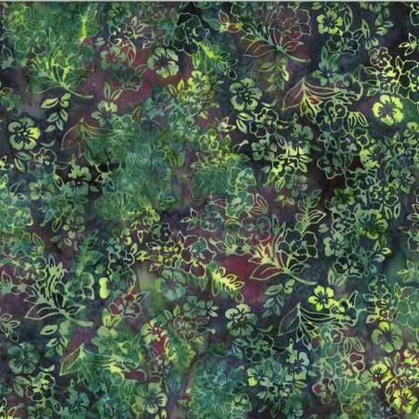 Frog Bali Batik Mottle by Hoffman International Fabrics available in Canada at The Quilt Store