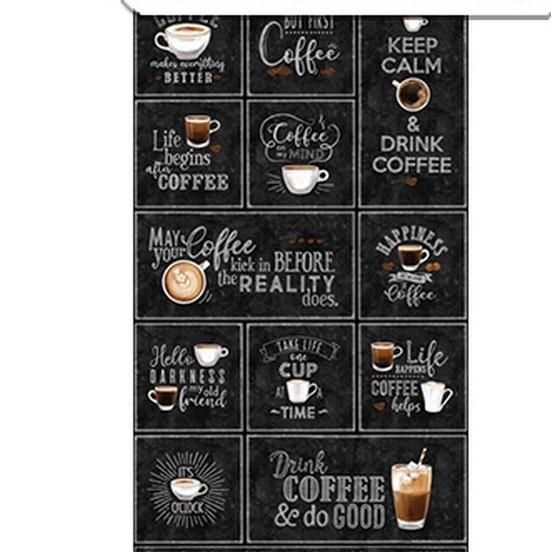 Cafe Culture Block Panel by Nina Djuric for Northcott available in Canada at The Quilt Store