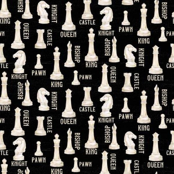 I'd Rather Be Playing Chess by Riley Blake Designs available in Canada at The Quilt Store