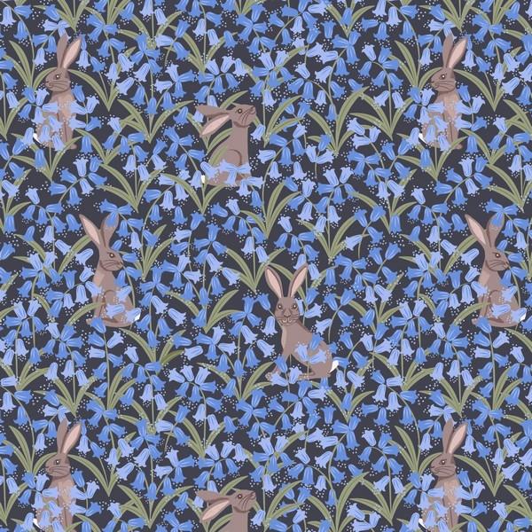 Bluebell Wood Hares by Lewis & Irene available in Canada at The Quilt Store