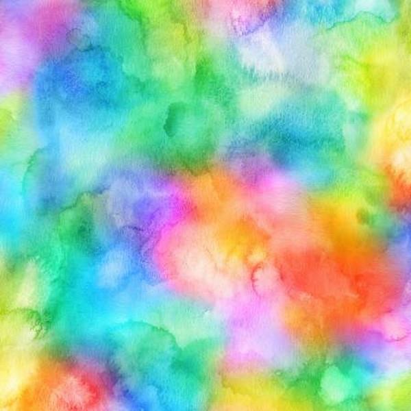 Painted Prism Rainbow Clouds by Hoffman International Fabrics available in Canada at The Quilt Store