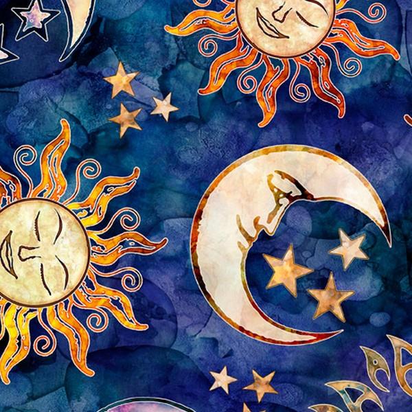 Moonshadow Stars & Moons by Dan Morris for QT Fabrics available in Canada at The Quilt Store