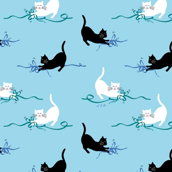 Cat in the Box by Amanda Todaro for QT Fabrics available in Canada at The Quilt Store