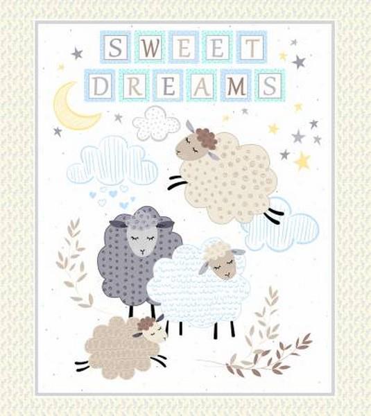 Sweet Dreams Flannel Panel available in Canada at The Quilt Store