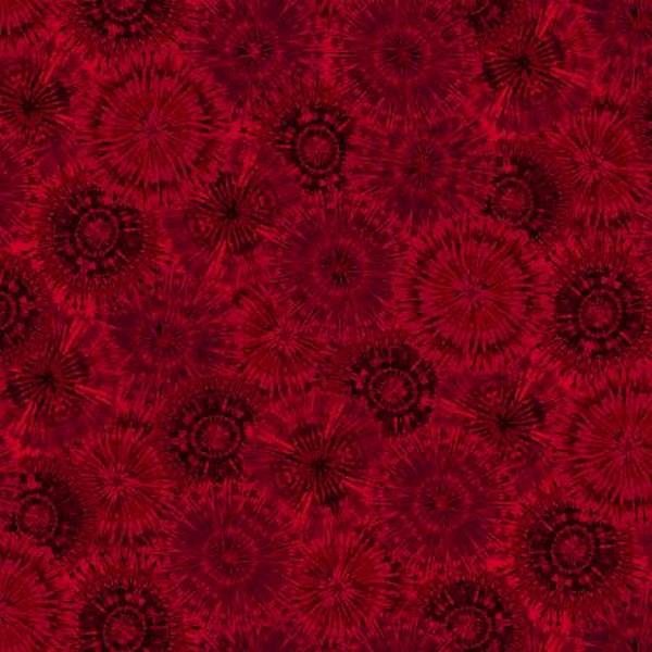 Fanfare Tie-Dye Wideback Red by Color Principle Studio available in Canada at The Quilt Store