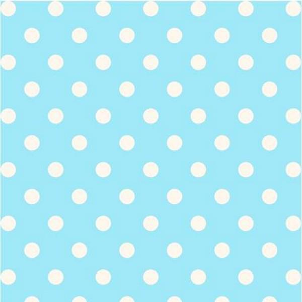 White Dots on Light Blue by P&B Fabrics available in Canada at The Quilt Store