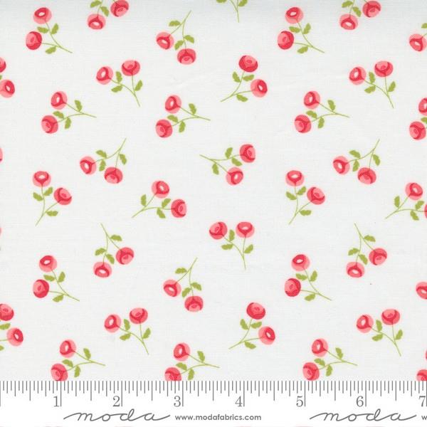 Beautiful Day Small White Floral by Corey Yoder for Moda available in Canada at The Quilt Store