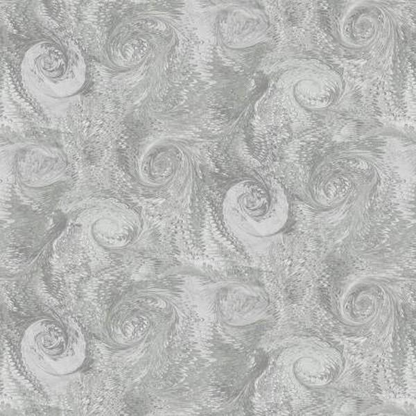 Whirlwind Grey by Paula Nadelstern for Benartex Fabrics available in Canada at The Quilt Store