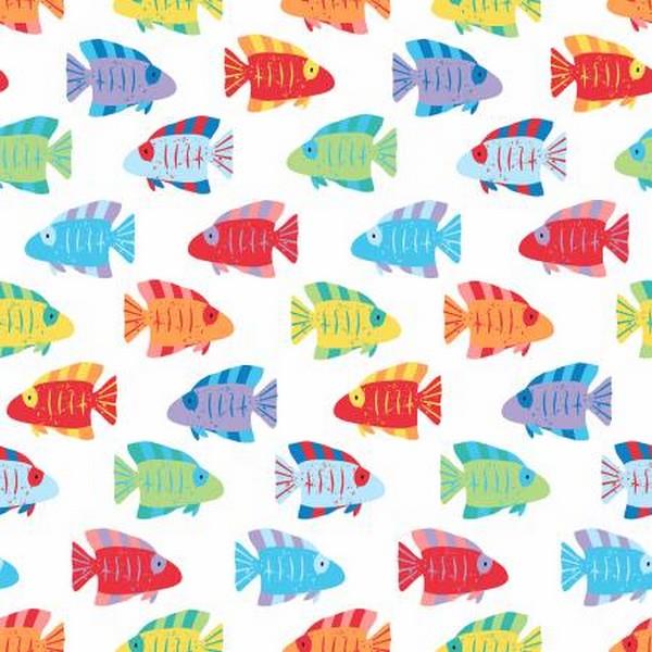 Seas the Day Fish by Diane Eichler for Studio e Fabrics available in Canada at The Quilt Store
