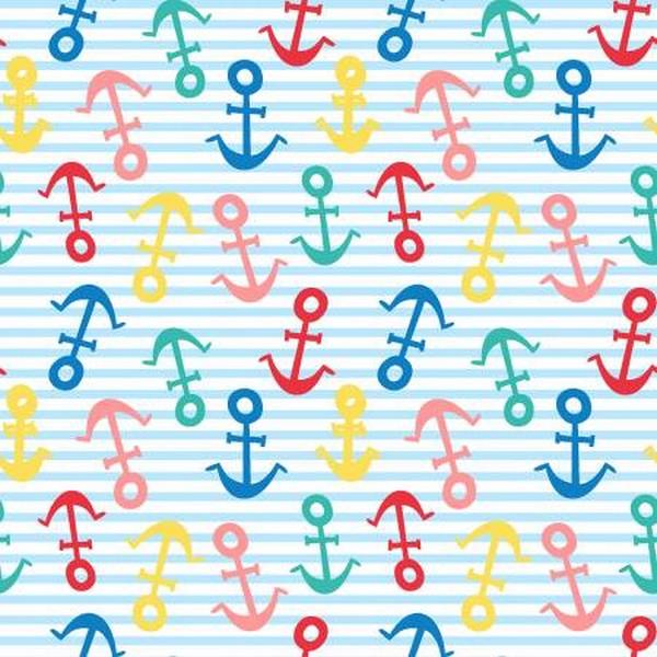 Seas the Day Anchors by Diane Eichler for Studio e Fabrics available in Canada at The Quilt Store