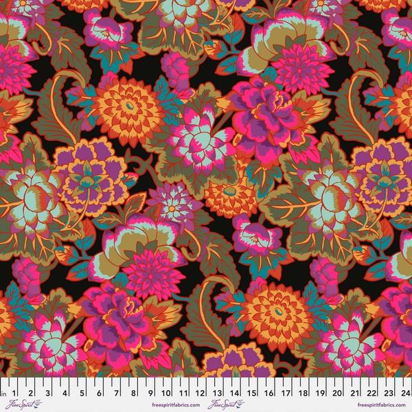 Cloisonne Black by Kaffe Fassett for Free Spirit available in Canada at The Quilt Store