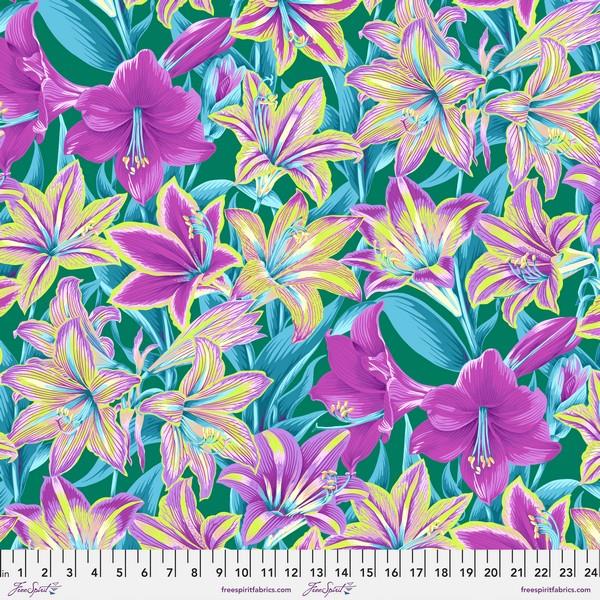 Amaryllis Multi by Kaffe Fassett for Free Spirit available in Canada at The Quilt Store