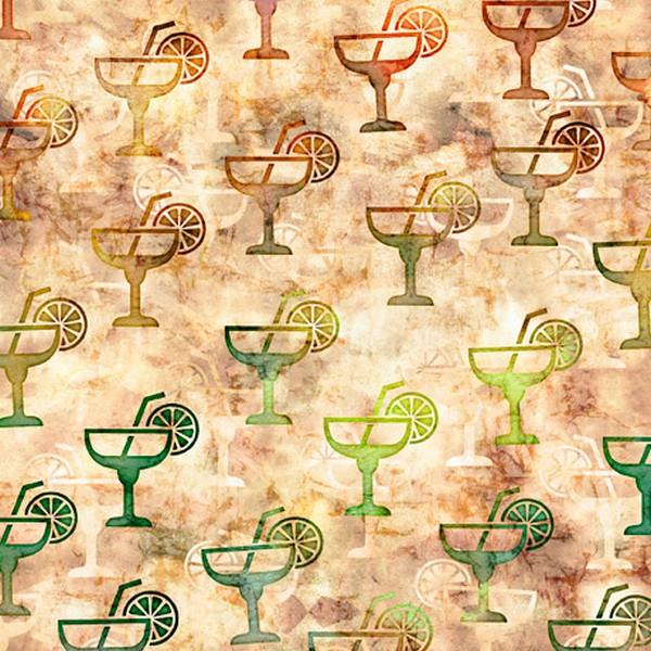 Cocktail Hour Margaritas by Dan Morris for QT Fabrics available in Canada at The Quilt Store