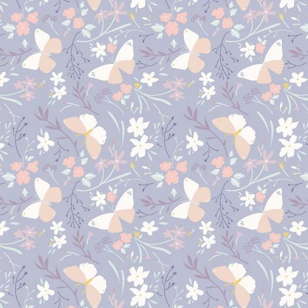 Heart of Summer Butterfly Dance Lilac Grey available in Canada at The Quilt Store