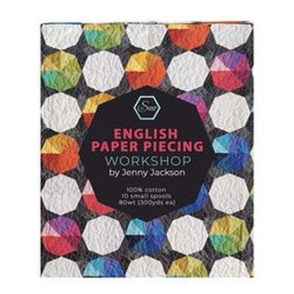 Aurifil English Paper Piecing Workshop Collection by Jenny Jackson available in Canada at The Quilt Store