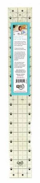 Quilters Select Non-Slip Ruler 2 1/2" x 18" available in Canada at The Quilt Store