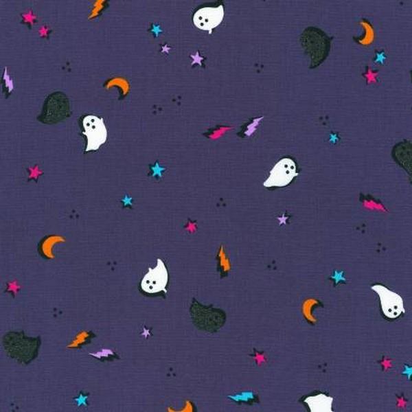 Bodacious Purple Glow in the Dark Ghosts by Timeless Treasures available in Canada at The Quilt Store