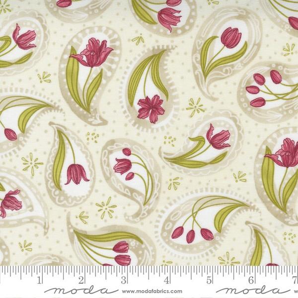 Tulip Tango Cream Paisley available in Canada at The Quilt Store