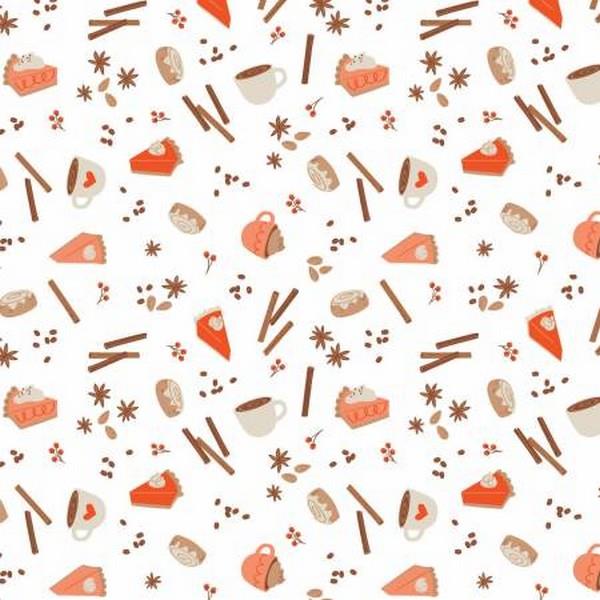 I Heart PSL Autumn Treats by Elizabeth Silver for Camelot Fabrics available in Canada at The Quilt Store