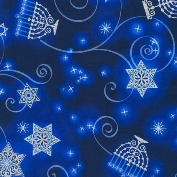 Stars of Light Navy by Robert Kaufman available in Canada at The Quilt Store
