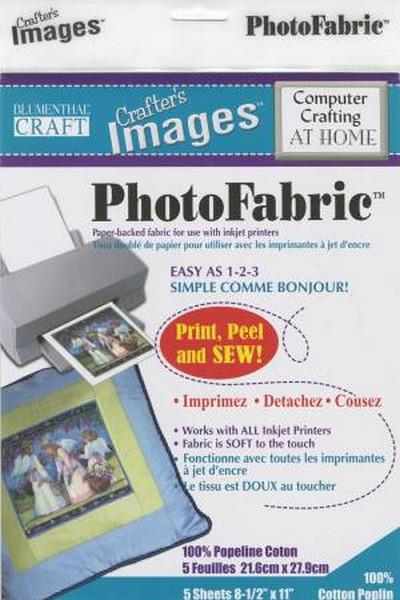 Photo Fabric Printable Sheets available in Canada at The Quilt Store