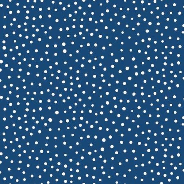 Happiest Dots Twilight Blue by RJR Fabrics available in Canada at The Quilt Store