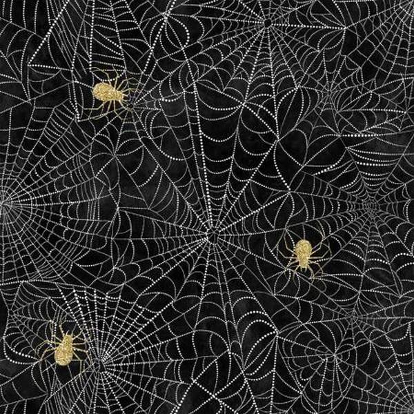 Boo Webs Oreo by Hoffman International Fabrics available in Canada at The Quilt Store