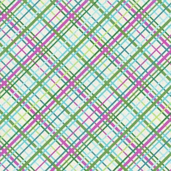 Bungalo Garden Criss Cross Cream by Marcus Fabrics available in Canada at The Quilt Store