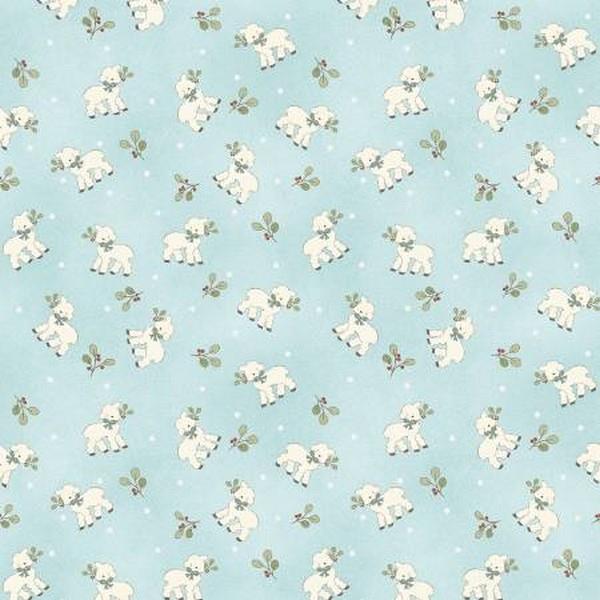 ABC's Baby Lamb Toss Medium Turquoise available in Canada at The Quilt Store