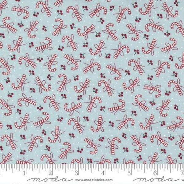 I Believe in Angels Frosty Morning Candy Canes by Bunny Hill Designs for Moda available in Canada at The Quilt Store