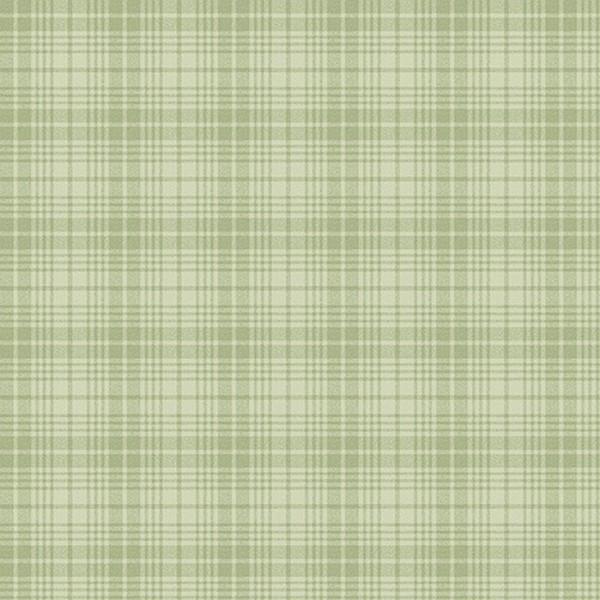 A Wooly Garden Light Green Plaid by Cheryl Haynes for Benartex available in Canada at The Quilt Store