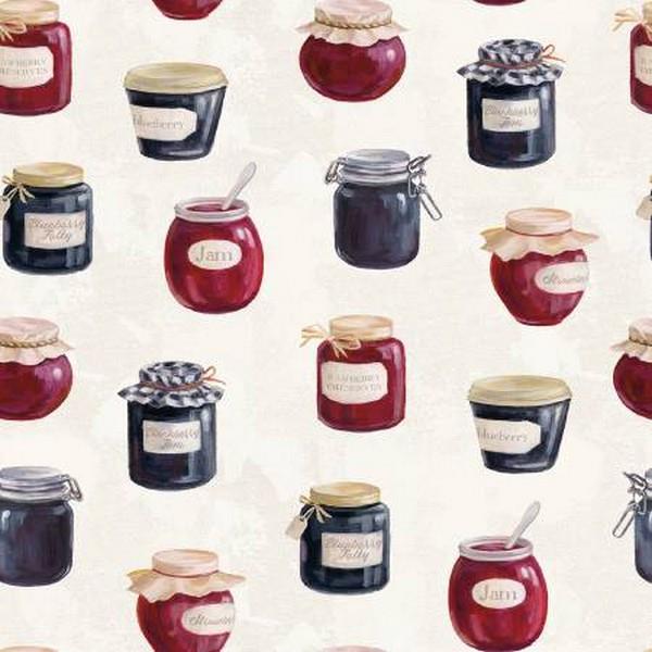 Homemade Happiness Jam Jars by Silvia Vassileva for P&B Fabrics available in Canada at The Quilt Store