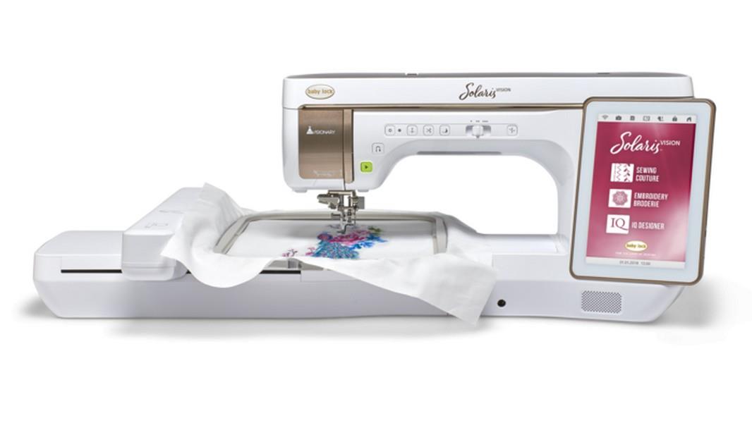 Baby Lock Solaris Vision available in Canada at The Quilt Store