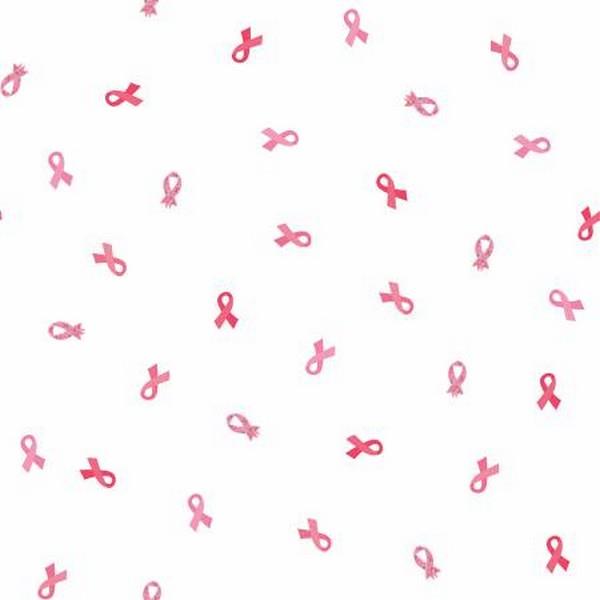 Strength in Pink Breast Cancer Ribbons by Riley Blake Designs available in Canada at The Quilt Store