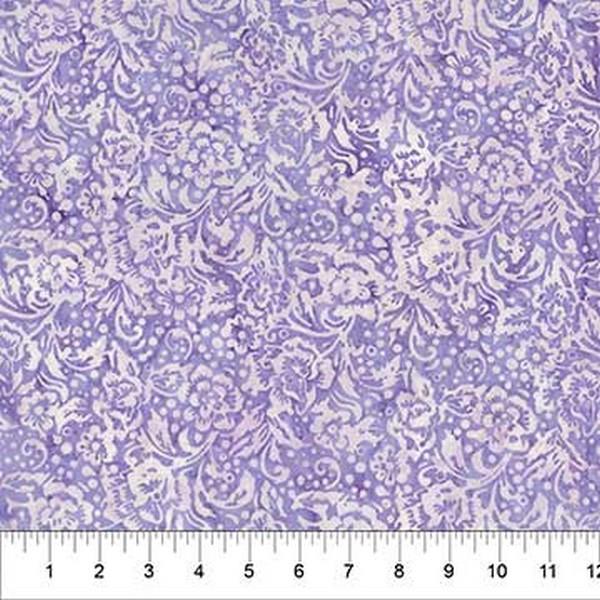 Roundabout Lavender Floral by Banyan Batiks available in Canada at The Quilt Store