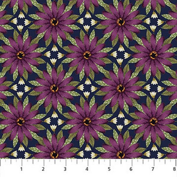 Avalon Geometric Navy by Sumit Gil for Northcott available in Canada at The Quilt Store